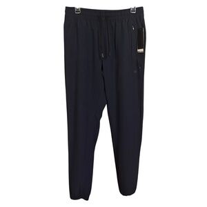 NWT LEG3ND Men's Navy Blue Comfort Fit Stretch Lightweight Athletic Joggers Sz M